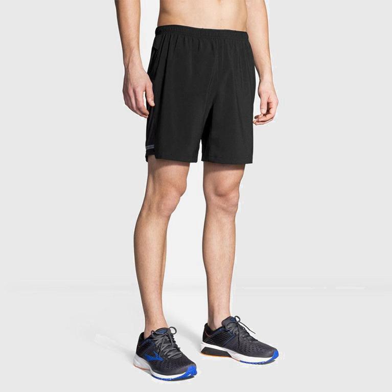 Brooks Sherpa 7 2-In-1 Løpeshorts Herre Online - Grå - Norge (EUG189240)